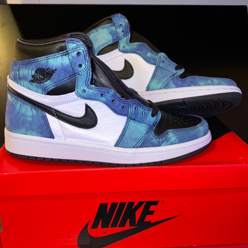 Air Jordan 1 Retro Og High Tie Dye Size 8w / 6y Gs